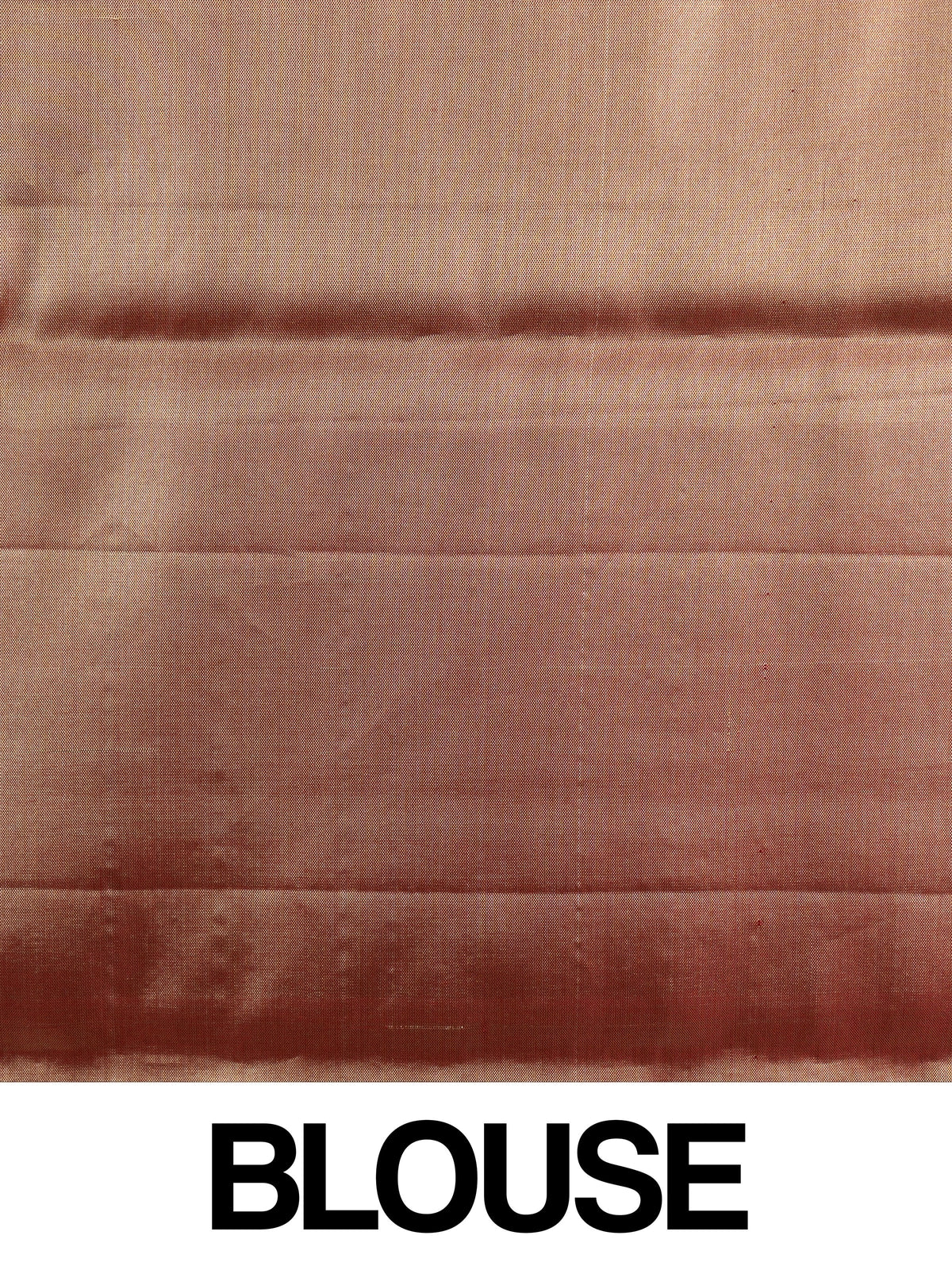 Golden beige pure Kanchipuram silk saree with gold zari motifs and contrast maroon border and pallu