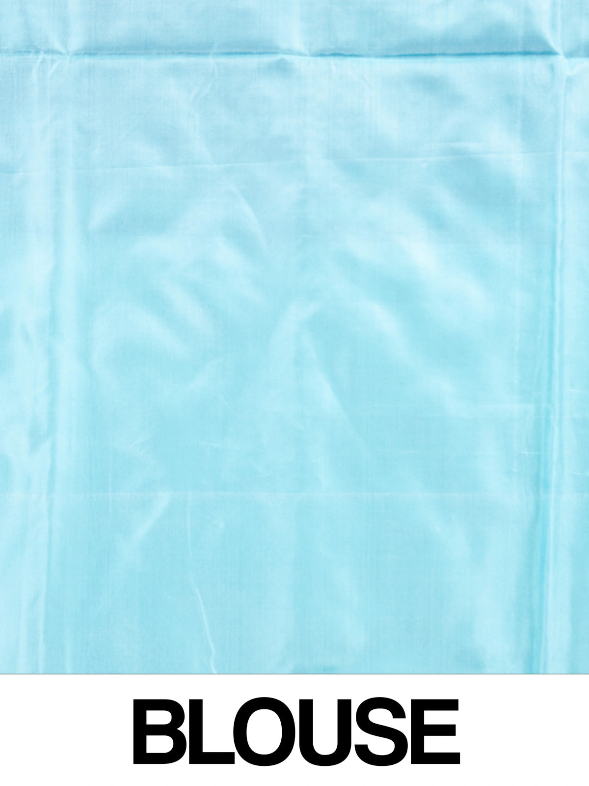 Royal blue banana silk saree with silver zari buttas and contrast turquoise striped pallu and border