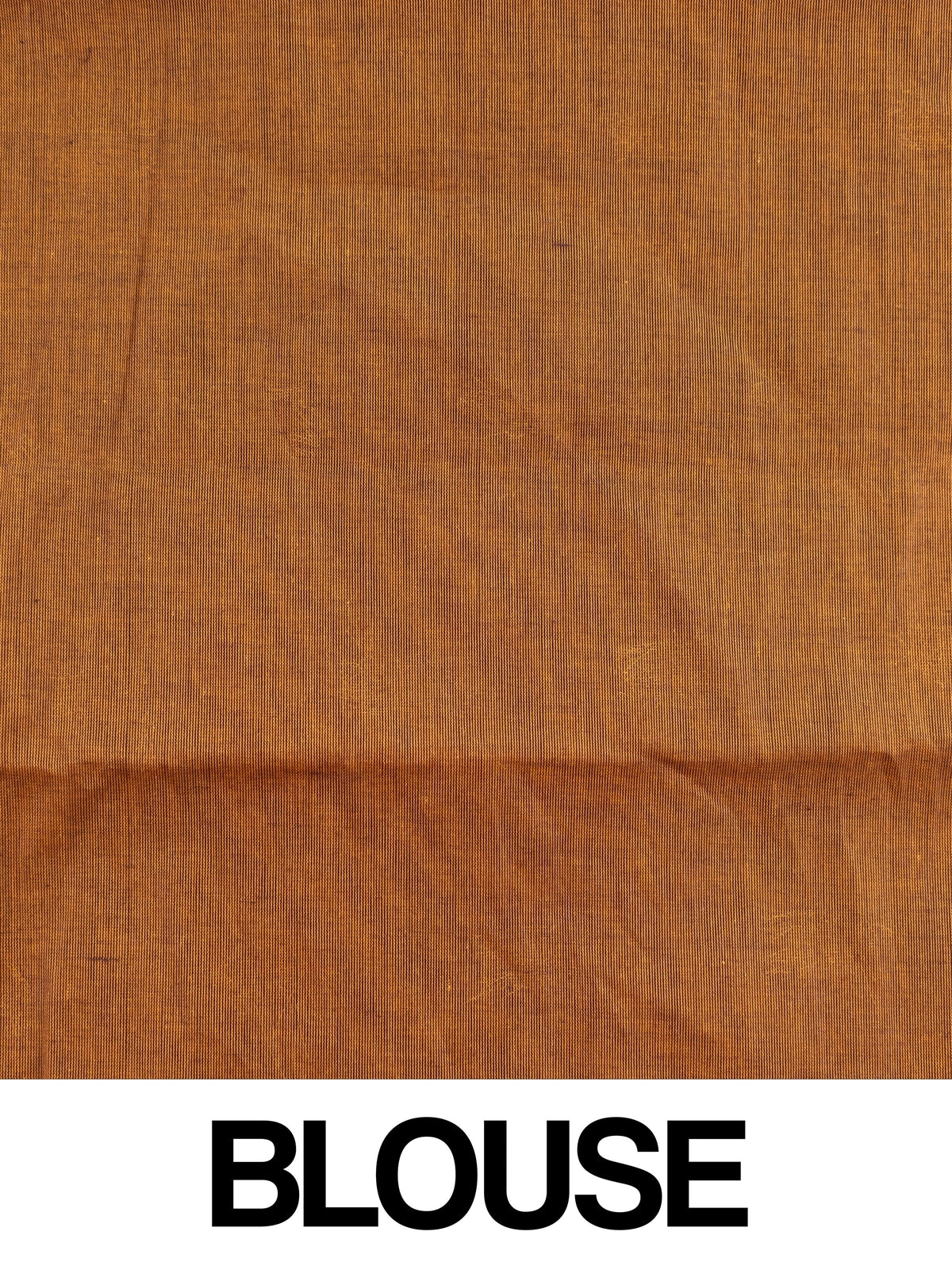 Mustard brown Chettinad cotton saree with maroon contrast border, gold zari buttas and woven pallu