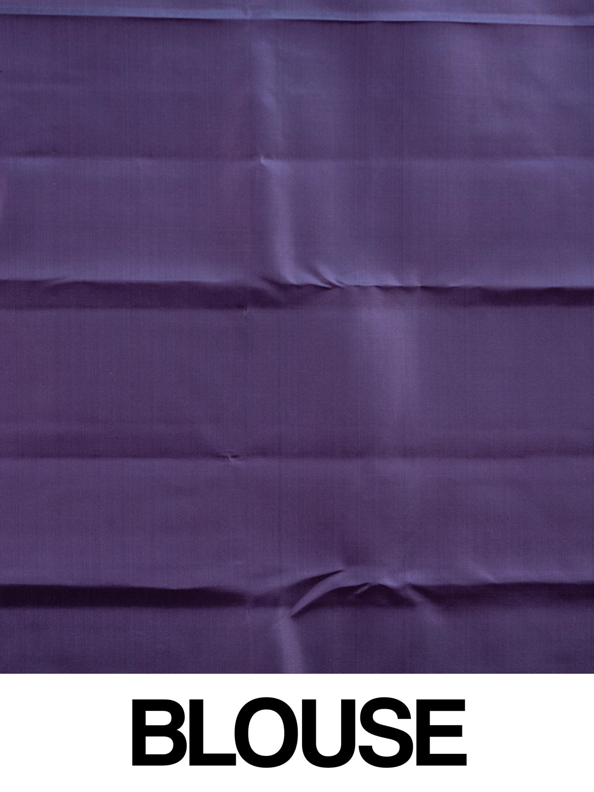 Purple and gold pure Kanchipuram silk saree with zari stripes, contrast border and ornate zari pallu