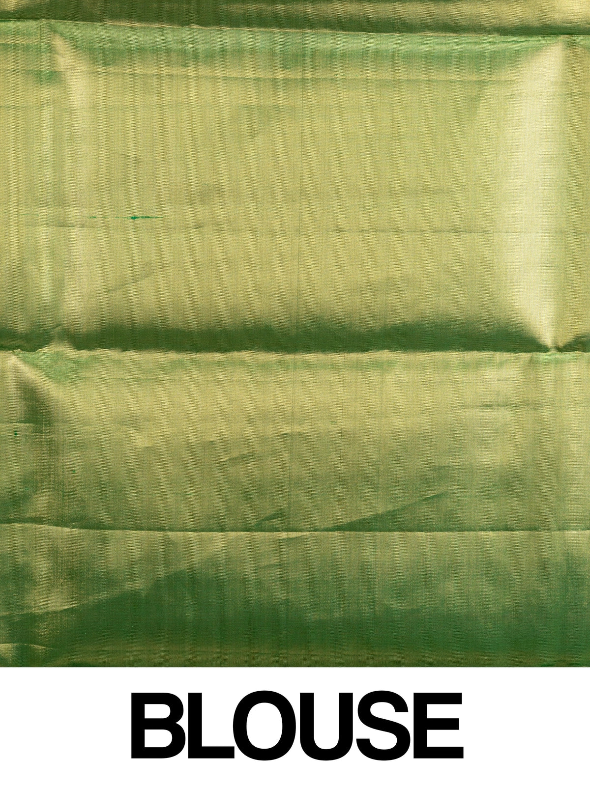 Green pure Kanchipuram silk saree with gold zari floral motifs and contrast border