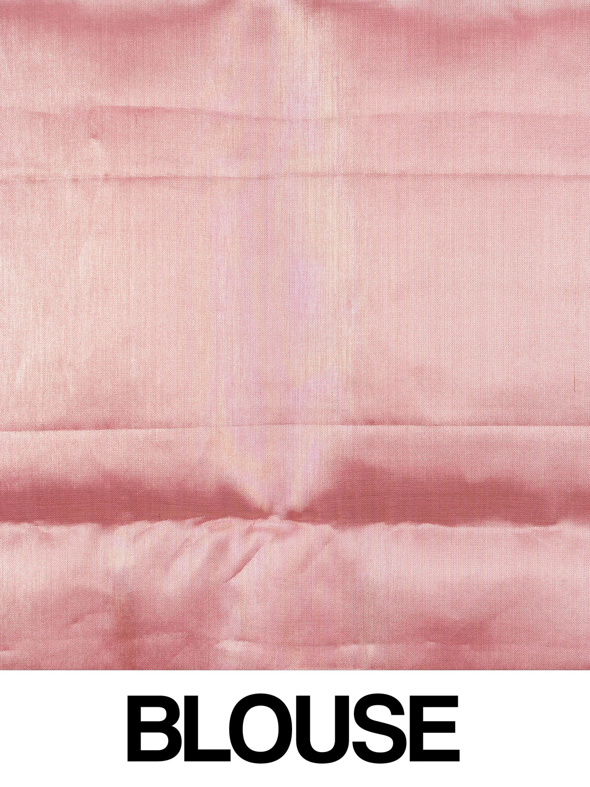 Rose pink Pure Kanchipuram silk saree with silver zari jaal body, contrast border and floral zari pallu