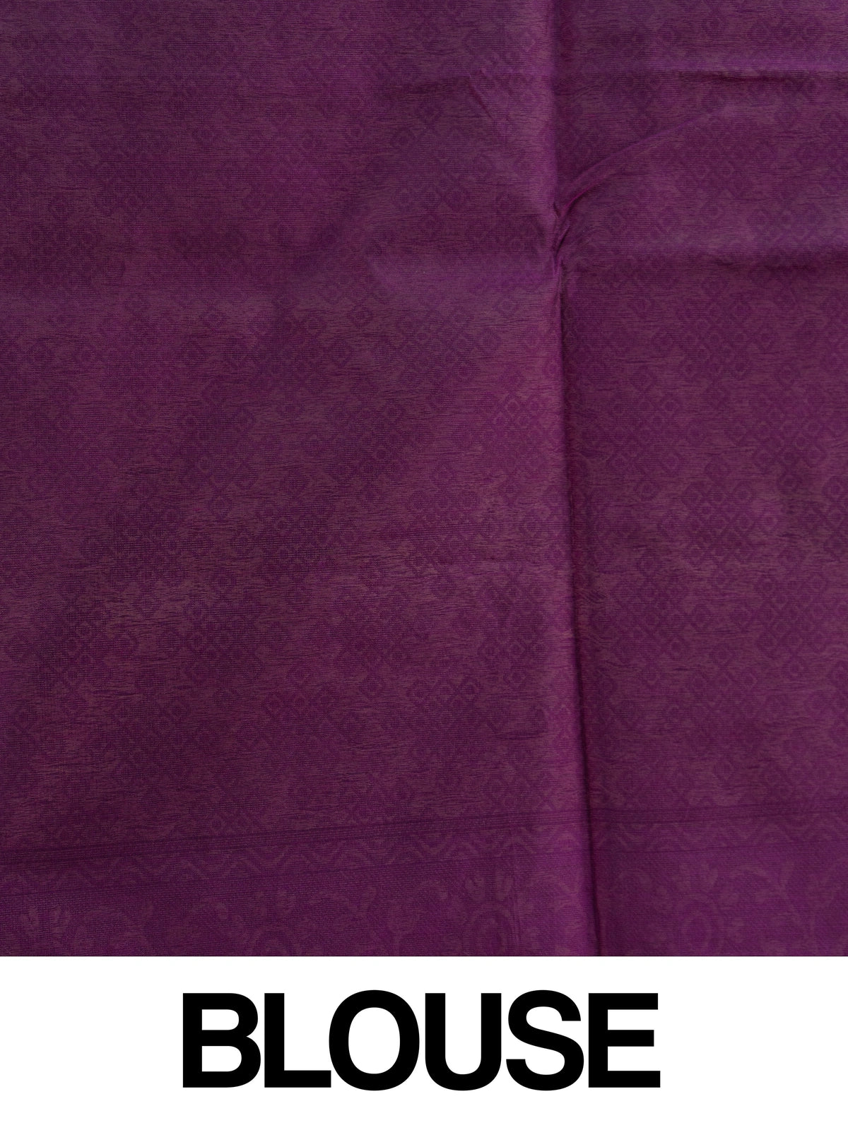 Teal green silk cotton saree with cream floral buttas and contrast purple woven border and pallu