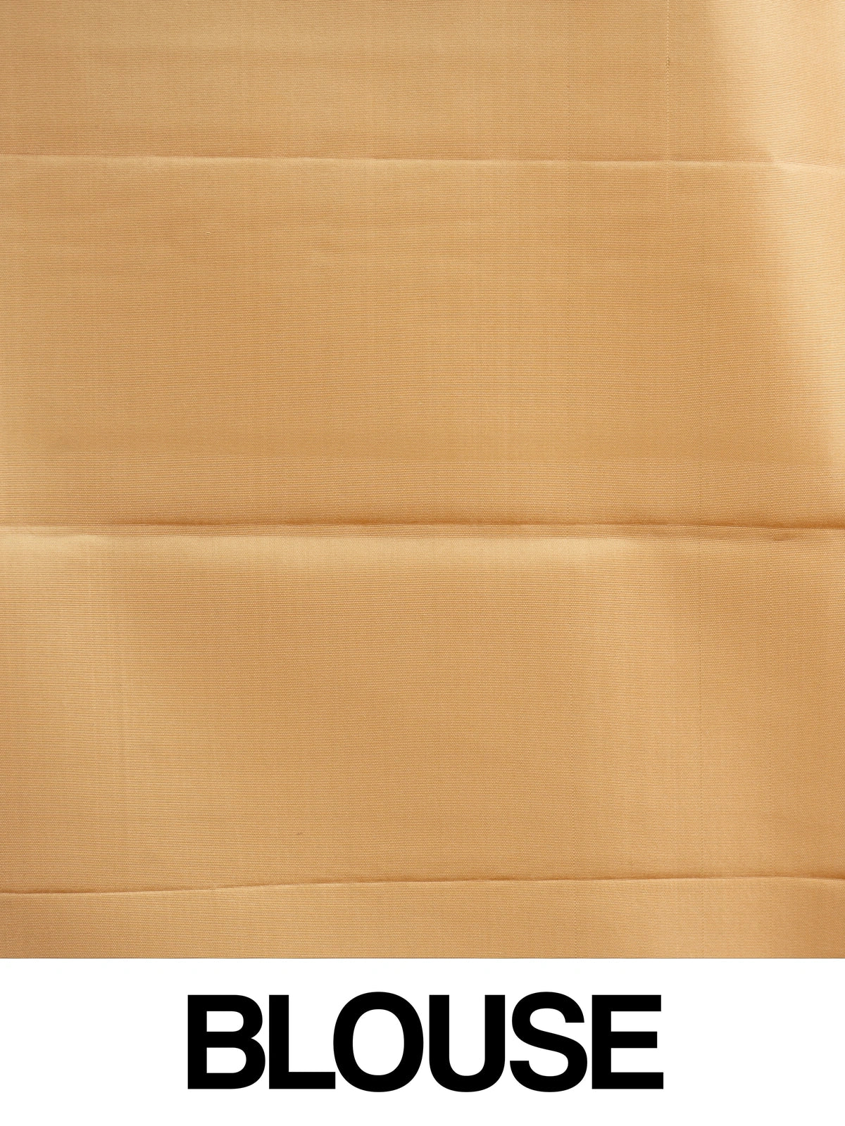 Gold and beige pure Kanchipuram silk saree with all-over gold zari weave and broad floral border