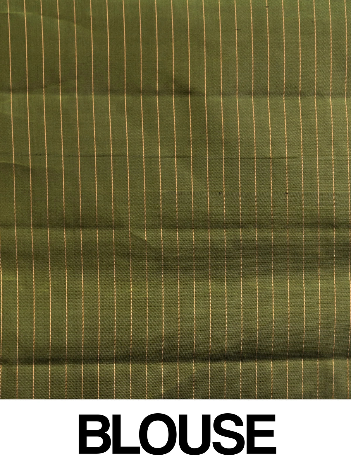 Peacock blue Kanchipuram pure mix saree with gold zari checks and olive green contrast zari border and pallu