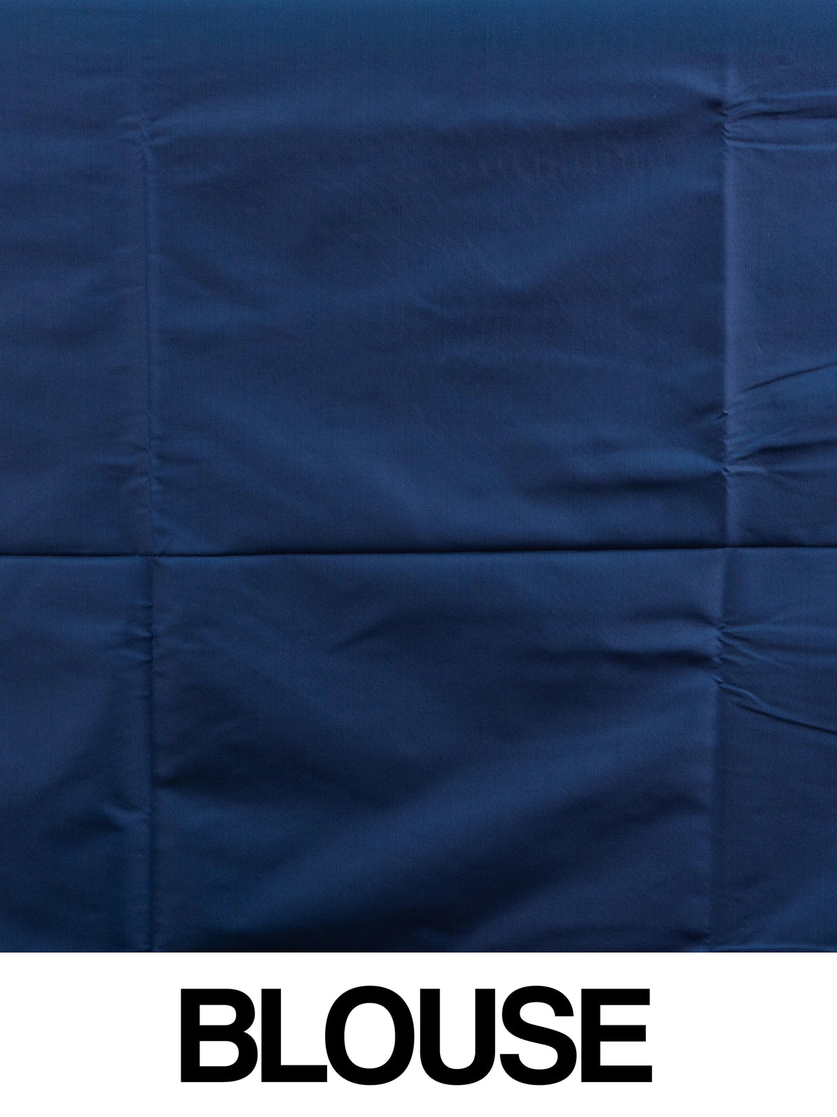 Red Kanchipuram Fancy Silk saree with navy blue contrast border and copper zari pallu