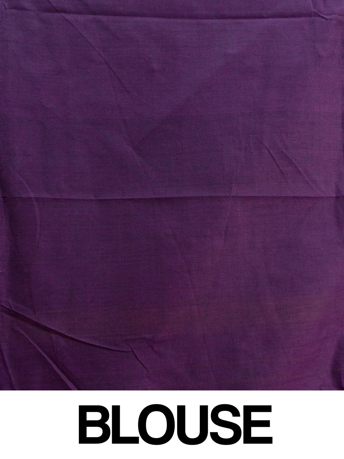 Purple Chettinad cotton saree with teal-green gold zari contrast border, temple motifs and green butta