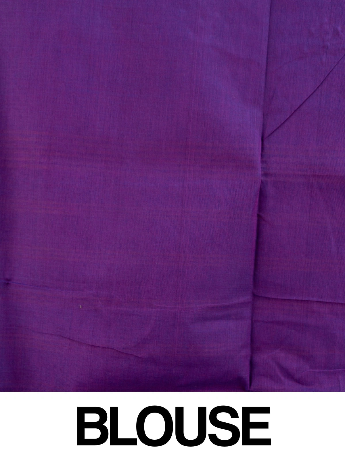 Purple Chettinad cotton saree with peacock-blue and gold zari contrast border