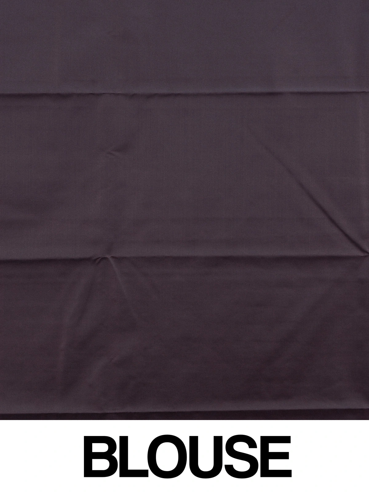 Royal blue semi silk saree with silver zari stripes and contrast dark brown border and pallu