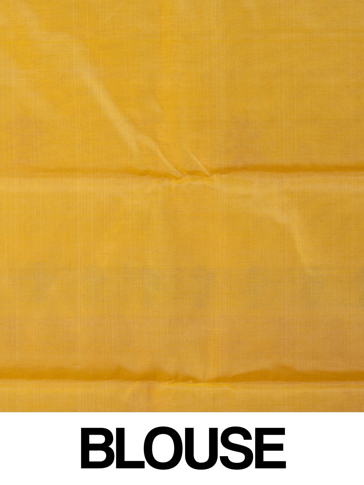Bright yellow pure silk cotton saree with floral buta motifs and gold zari border