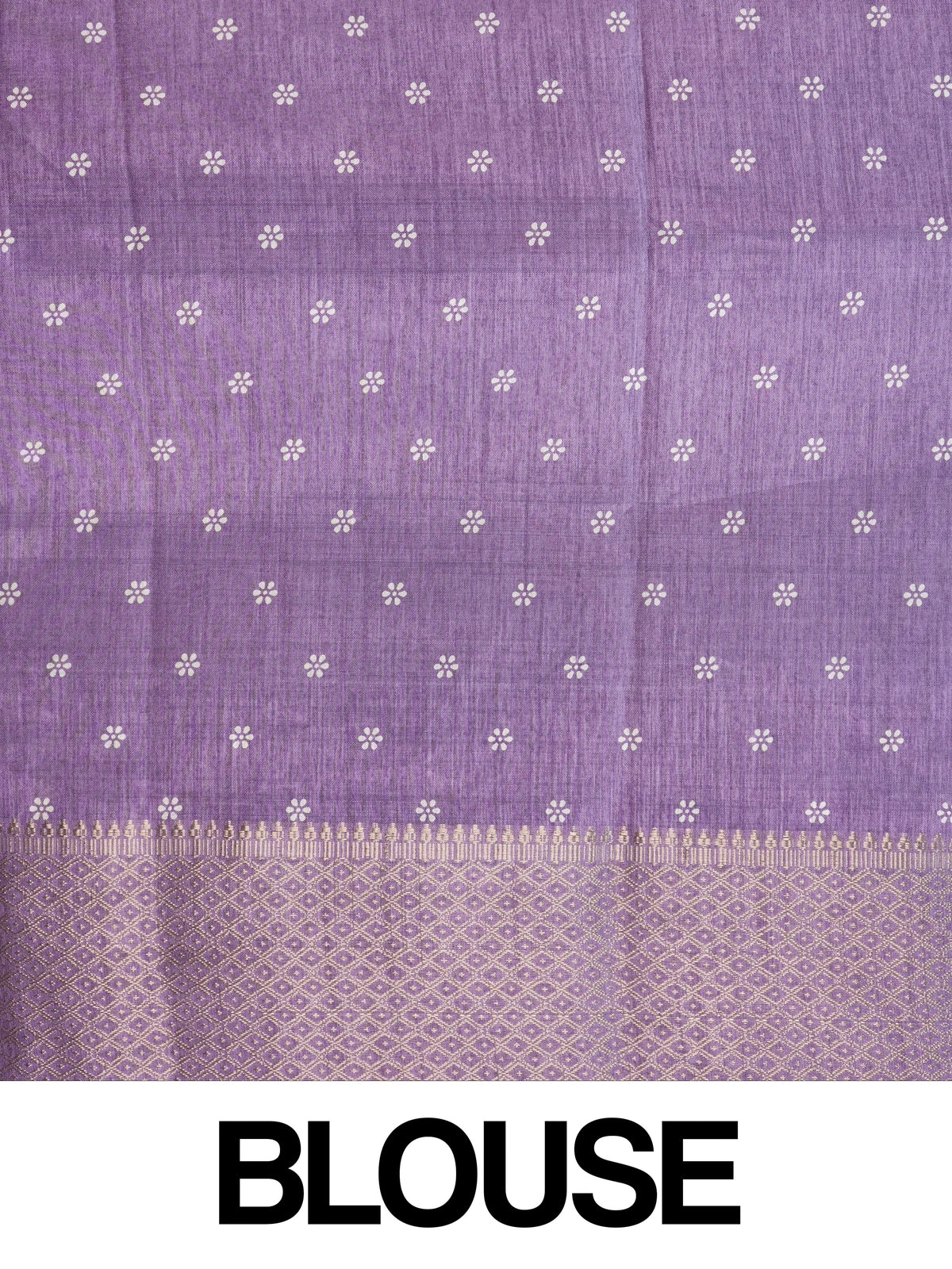 Lavender bandhani print designer saree with gold zari border and paisley pallu