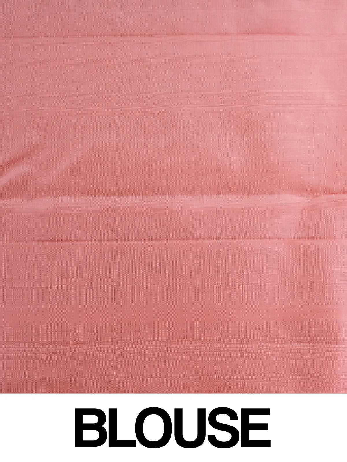 Gold and pink pure Kanchipuram silk saree with gold zari brocade body and contrast pink silver zari border