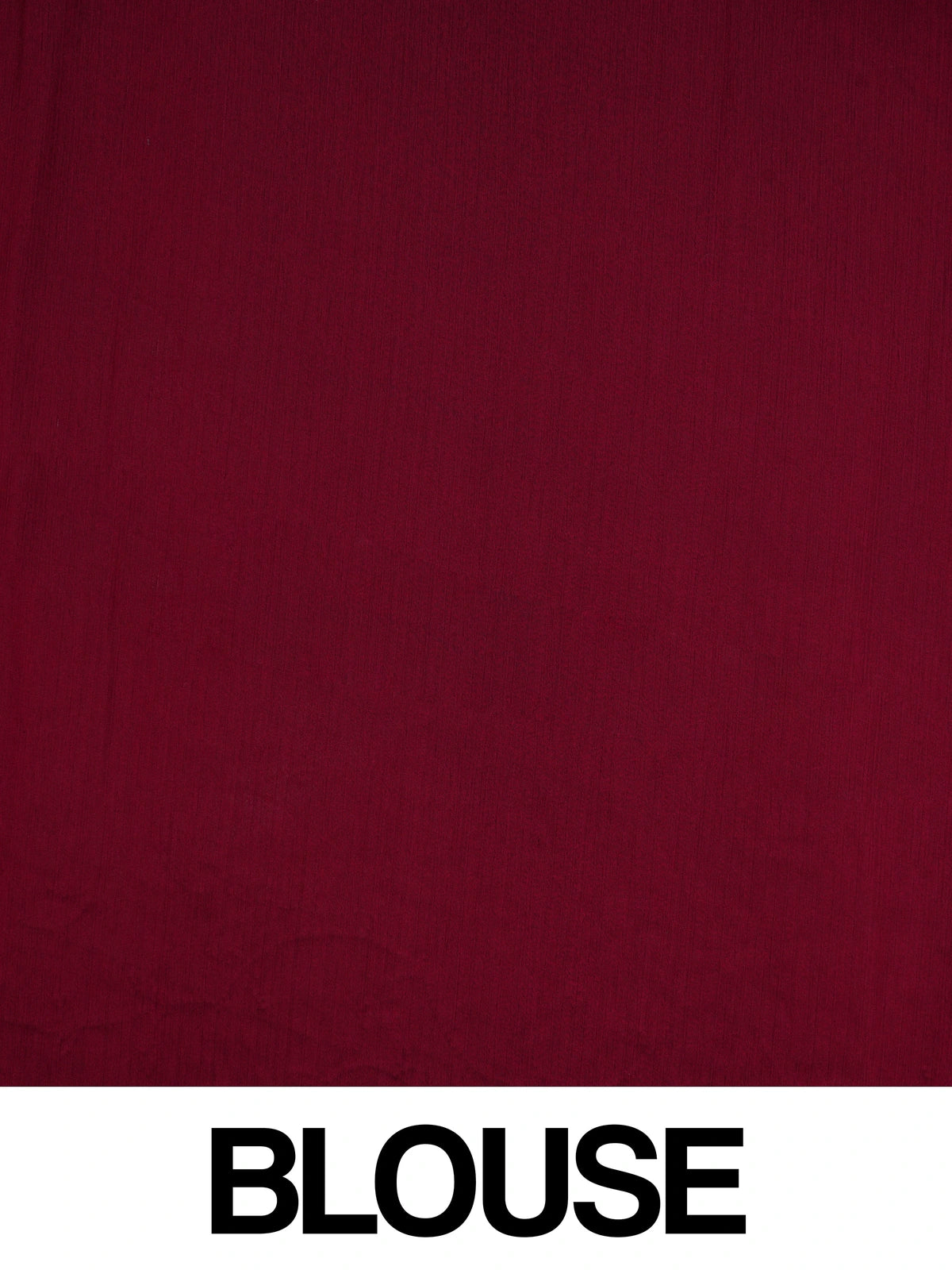 Wine maroon designer georgette saree with tonal floral rose stone work and tasselled pallu