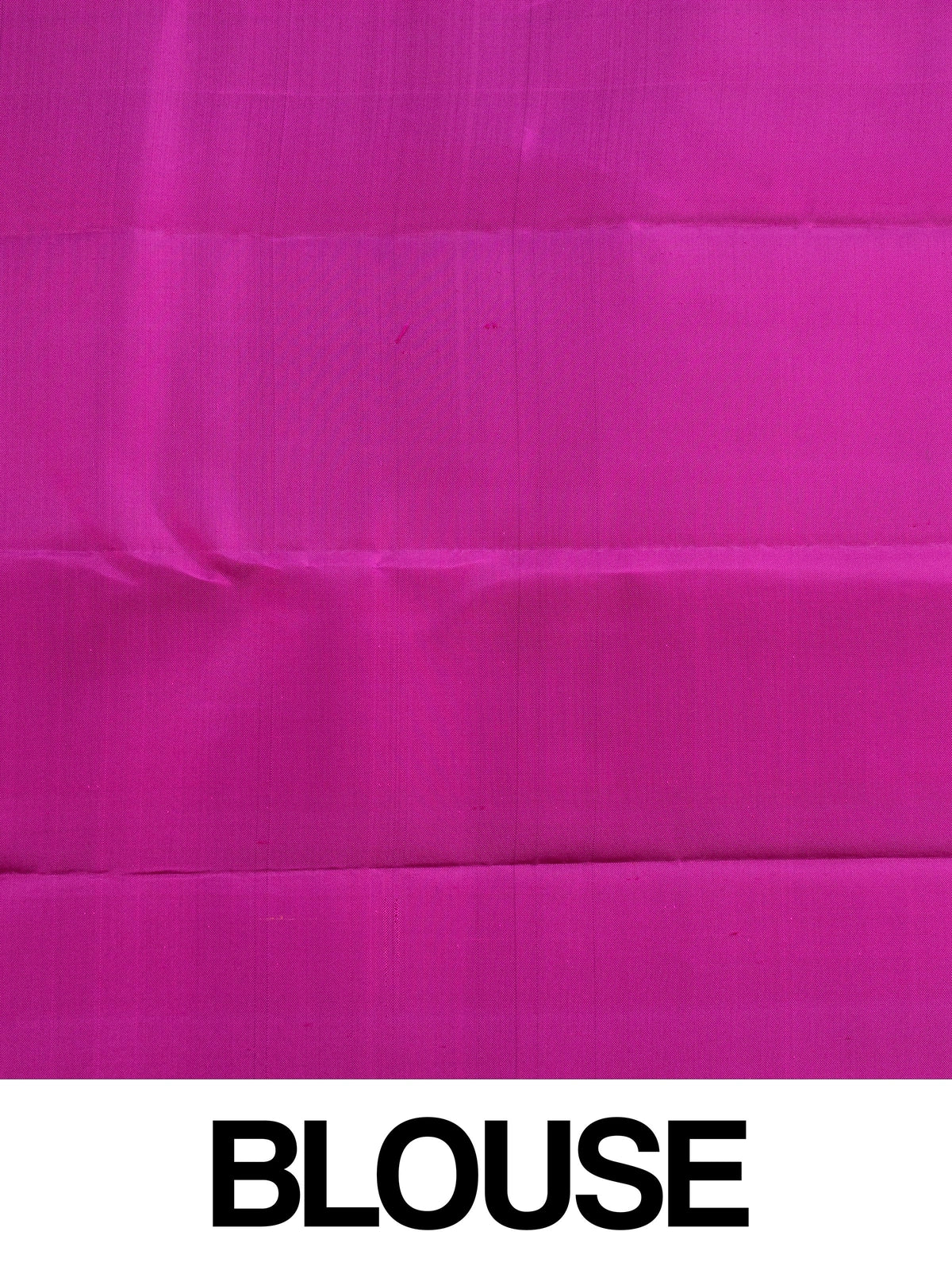 Royal blue pure Kanchipuram silk saree with gold zari checks and contrast magenta pink zari border