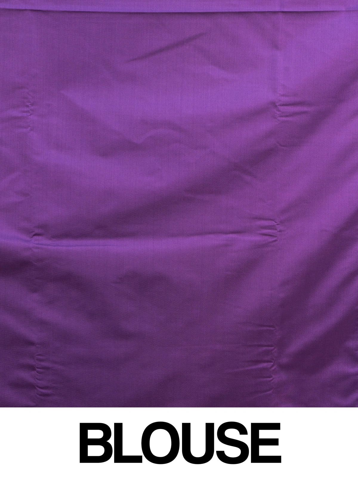 Beige Kanchipuram Fancy Silk saree with contrast purple and gold zari border and pallu