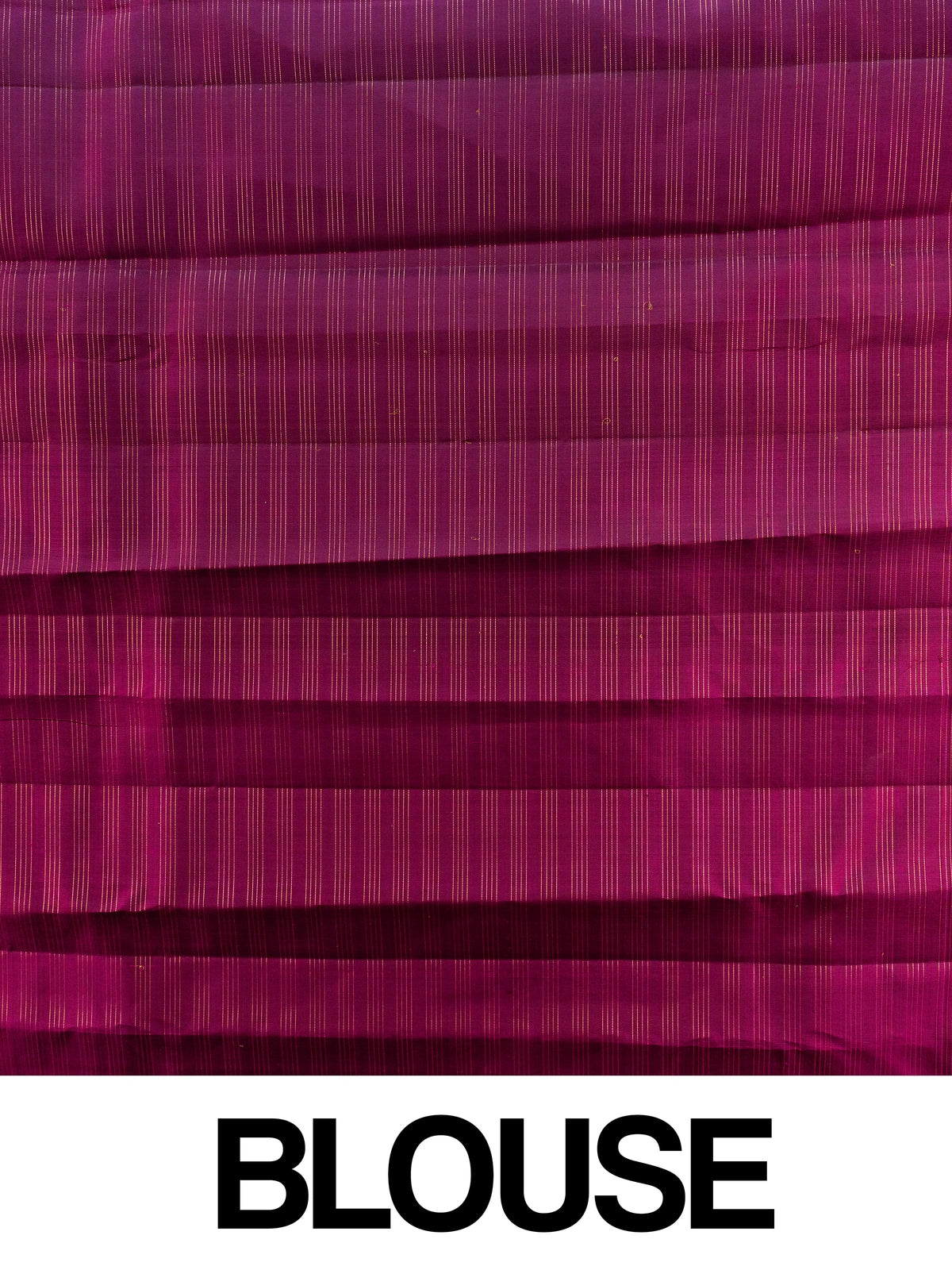 Pink and maroon pure Kanchipuram silk saree with gold zari contrast border and pallu