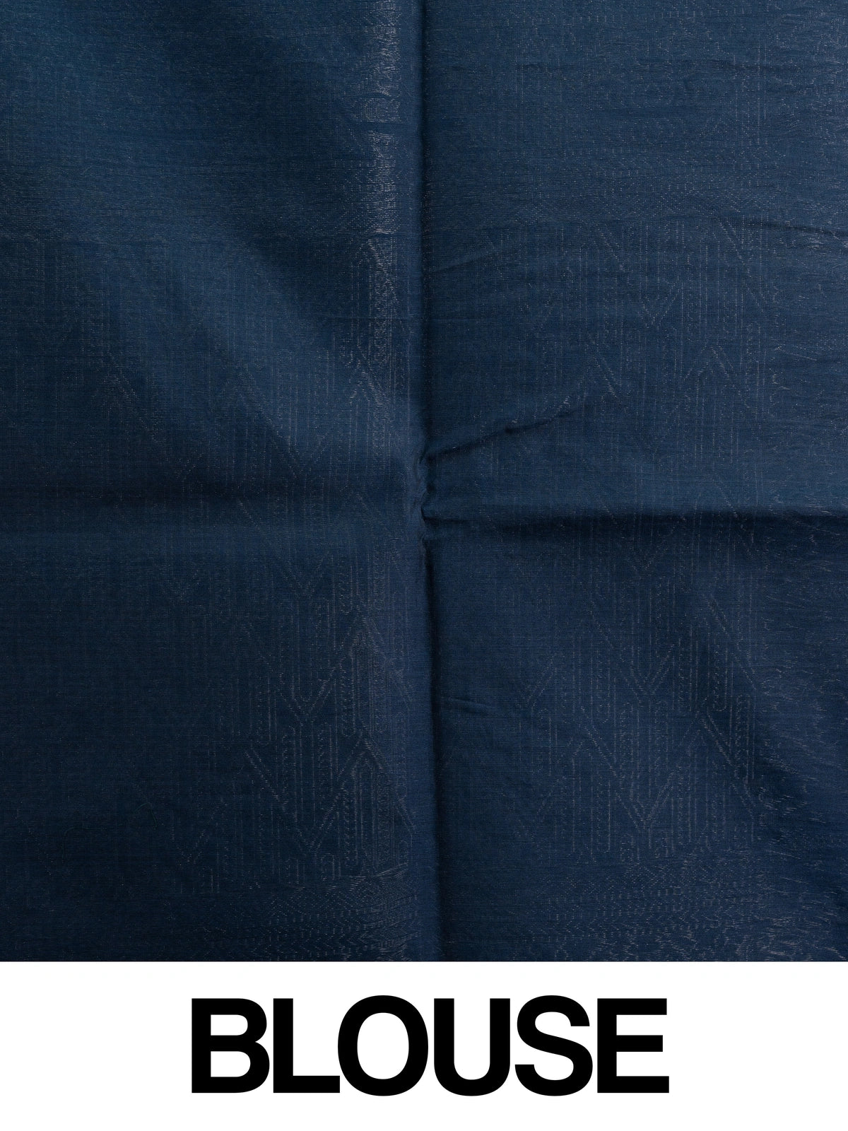 Maroon silk cotton saree with silver zari triangular motifs and contrast navy blue zari border and pallu