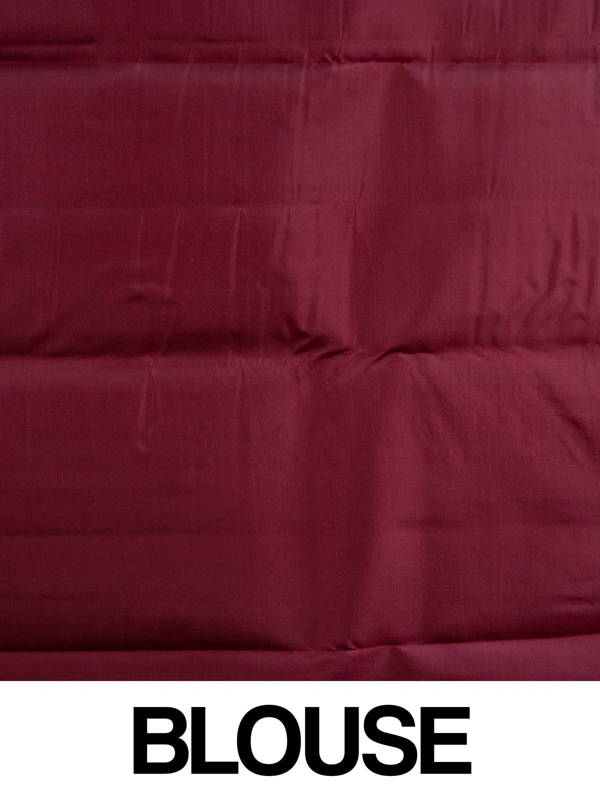 Maroon pure Kanchipuram silk saree with gold zari buttas and contrast zari border
