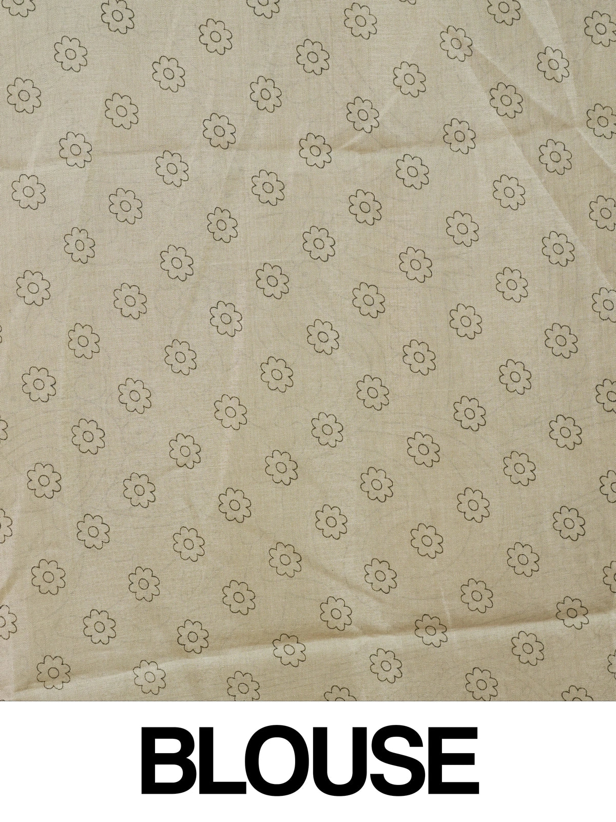 Beige Dola silk saree with Kalamkari peacock and floral motifs and contrast grey silver zari border