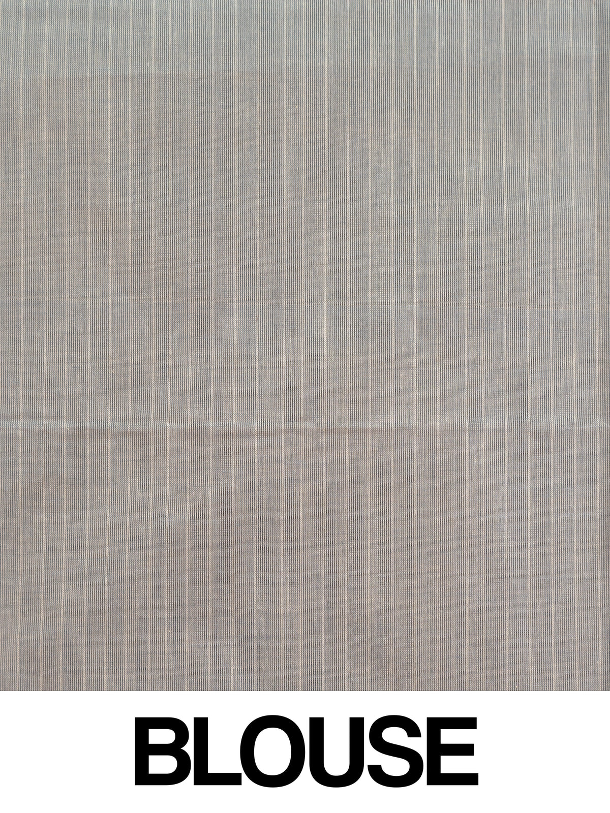 Grey silk cotton saree with fine checks and contrast mauve woven paisley border and pallu