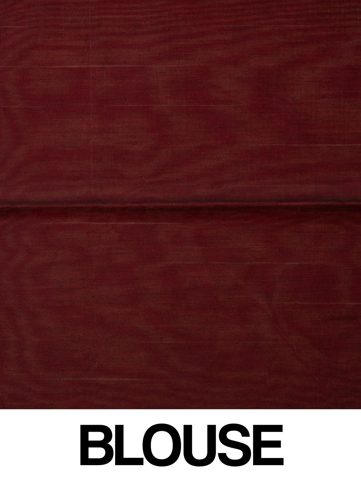 Red silk cotton saree with fine zari stripes and a striped maroon pallu