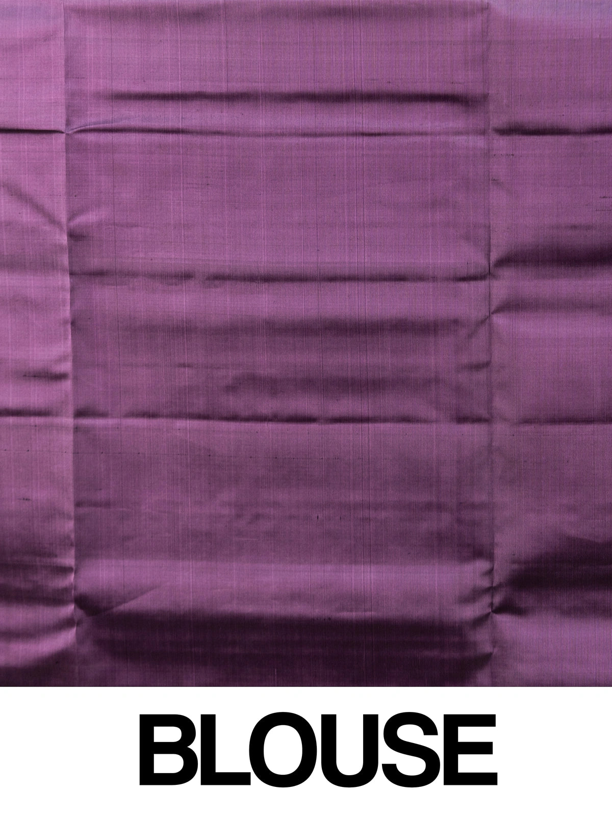 Purple pure soft silk saree with lavender contrast border, gold zari buttis and floral zari pallu