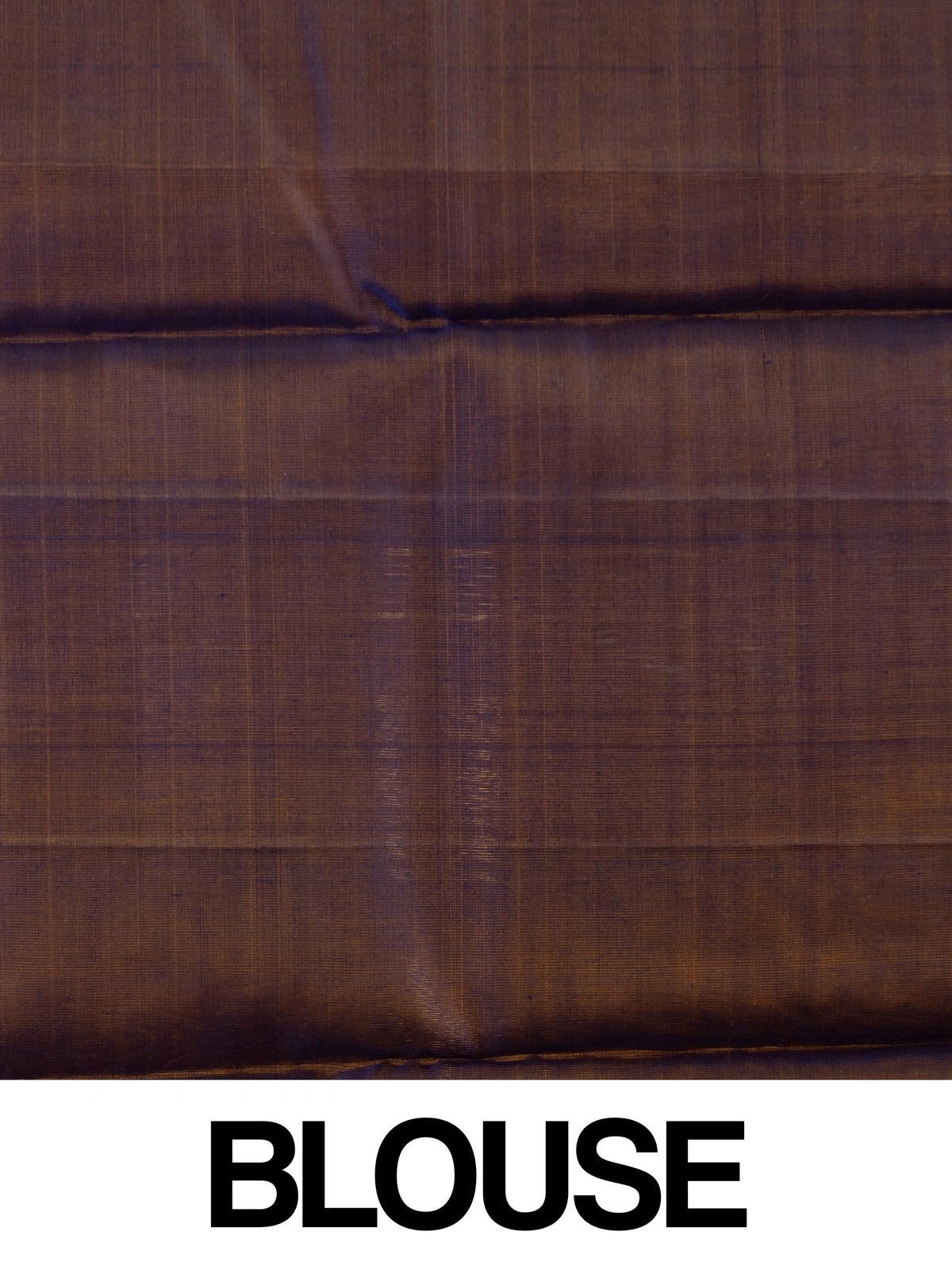 Royal blue pure silk cotton saree with copper-gold zari peacock buttas and contrast border