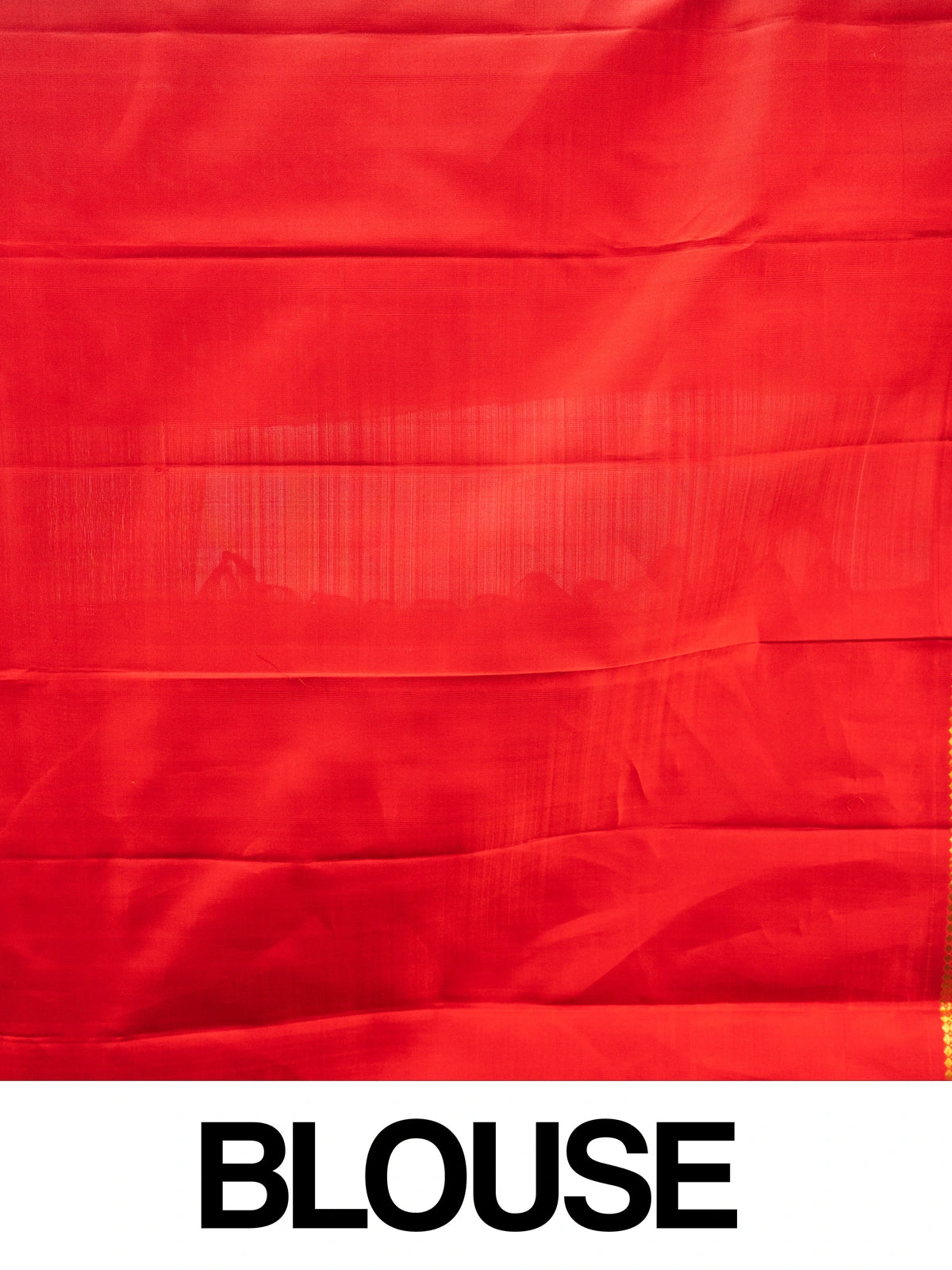 Navy blue pure Kanchipuram silk saree with contrast red gold zari border and pallu