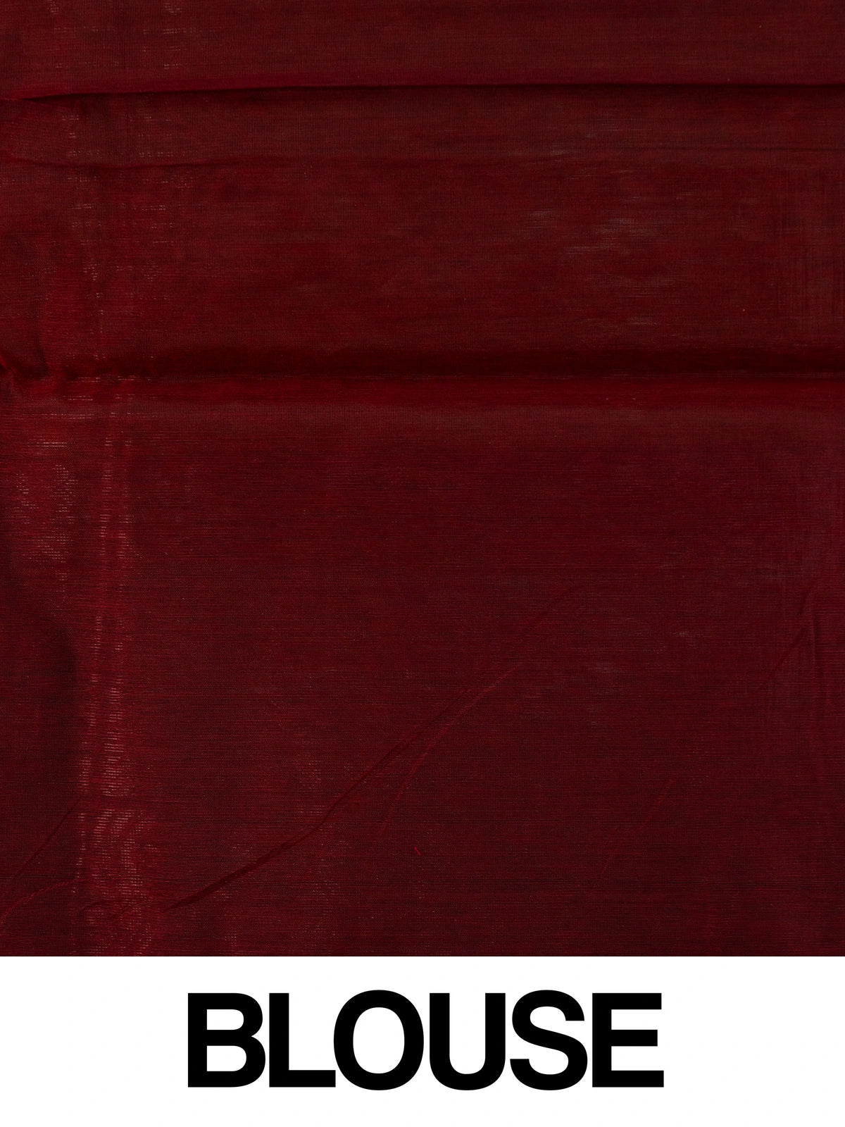 Rust brown silk cotton saree with contrast maroon zari border and woven pallu