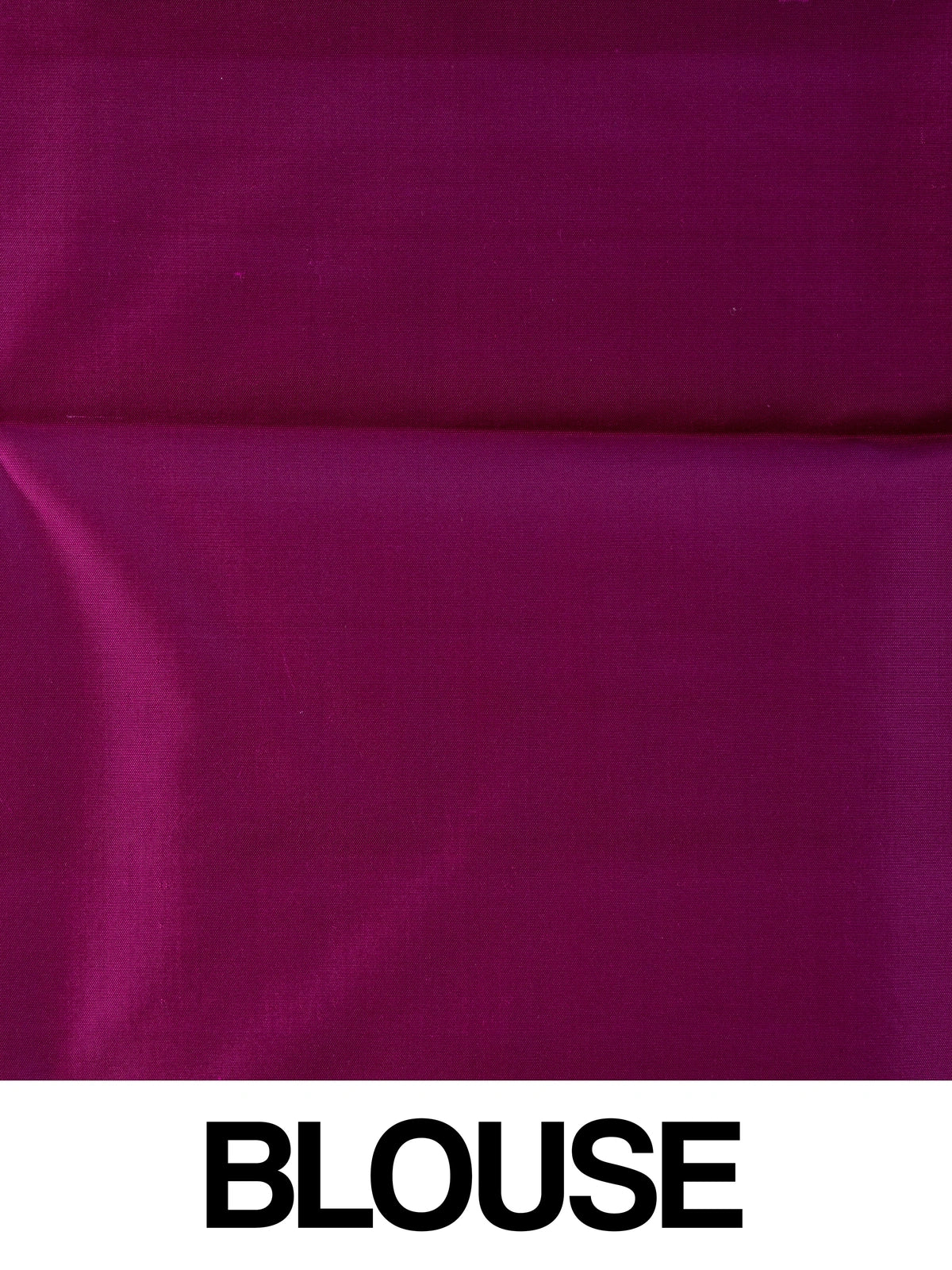 Cream pure Kanchipuram silk saree with gold zari buttis and contrast magenta zari border