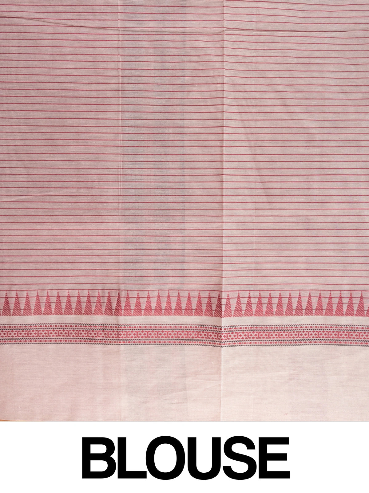Dusty pink semi raw silk saree with maroon stripes, mustard border and woven paisley pallu