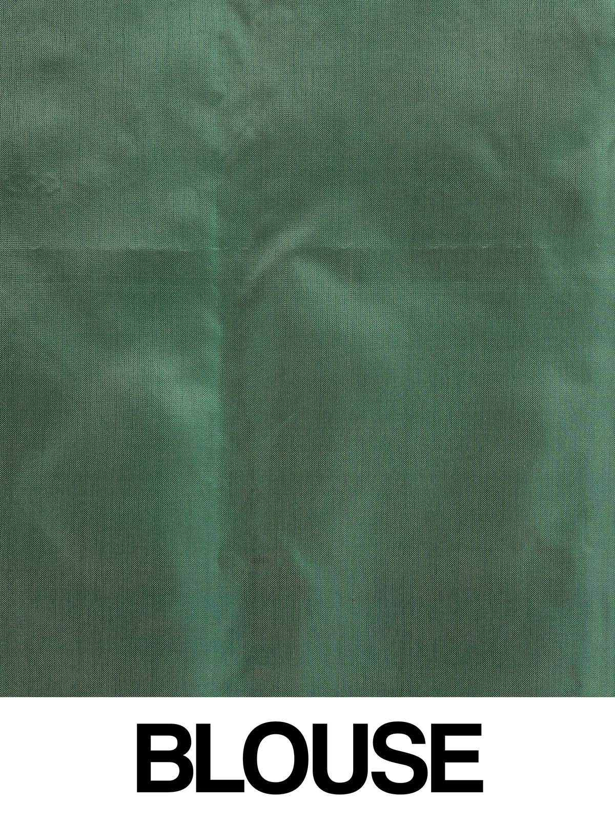 Cream banana silk saree with multicolour paisley buttas and contrast green striped pallu and border