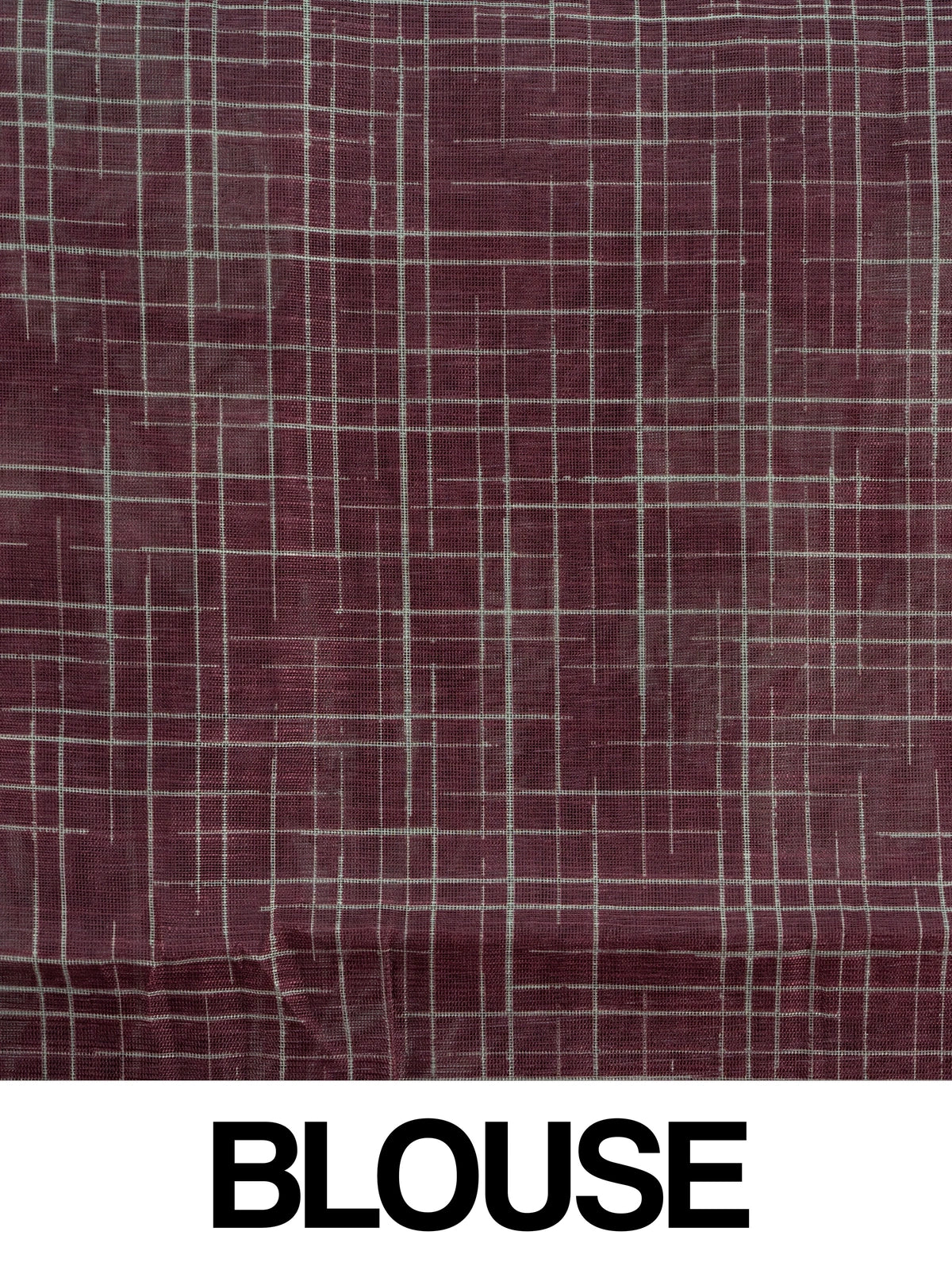 Sage green linen cotton saree with maroon floral prints and contrast maroon border