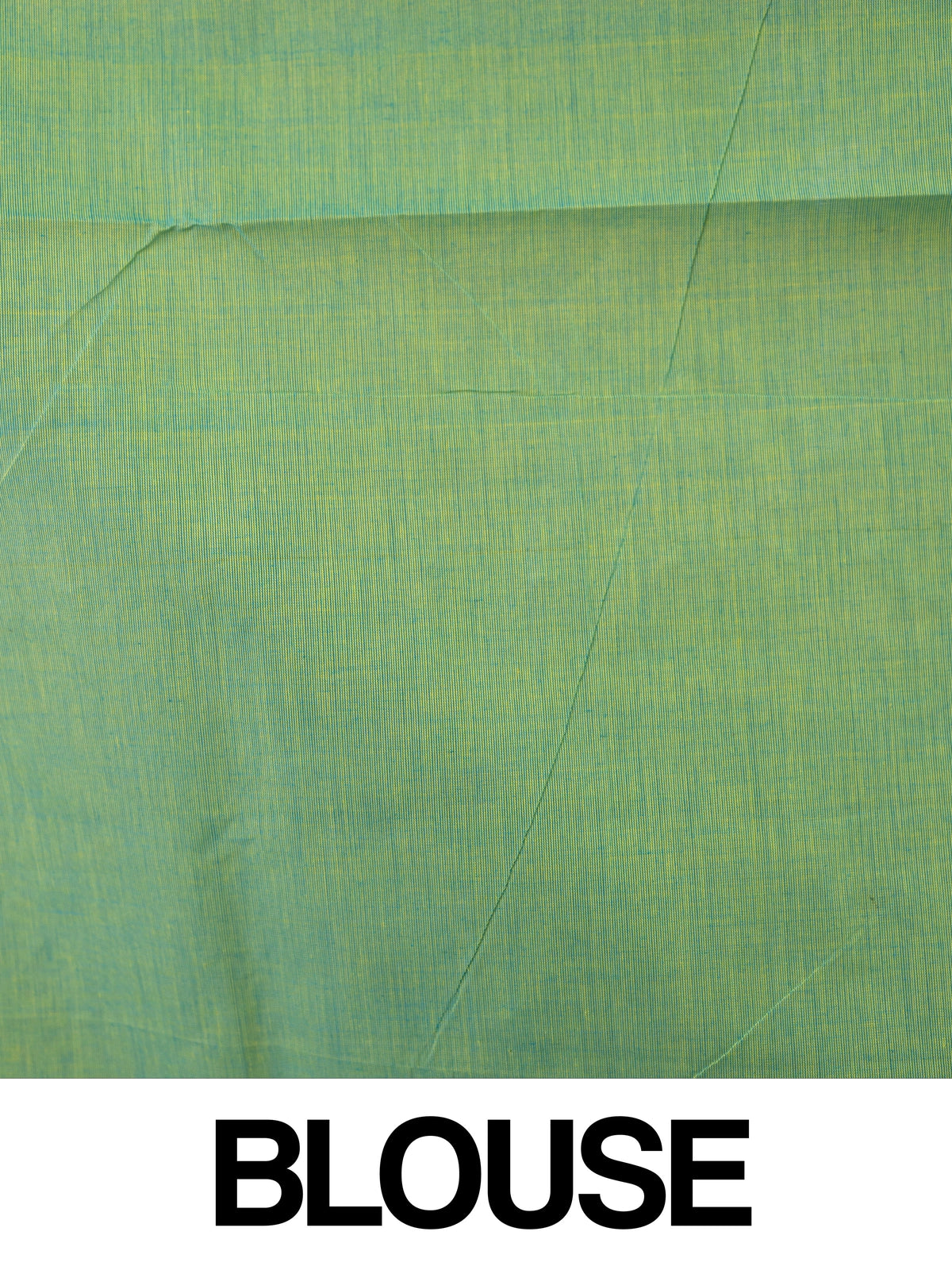Green Chettinad cotton saree with contrast purple gold zari border and striped pallu