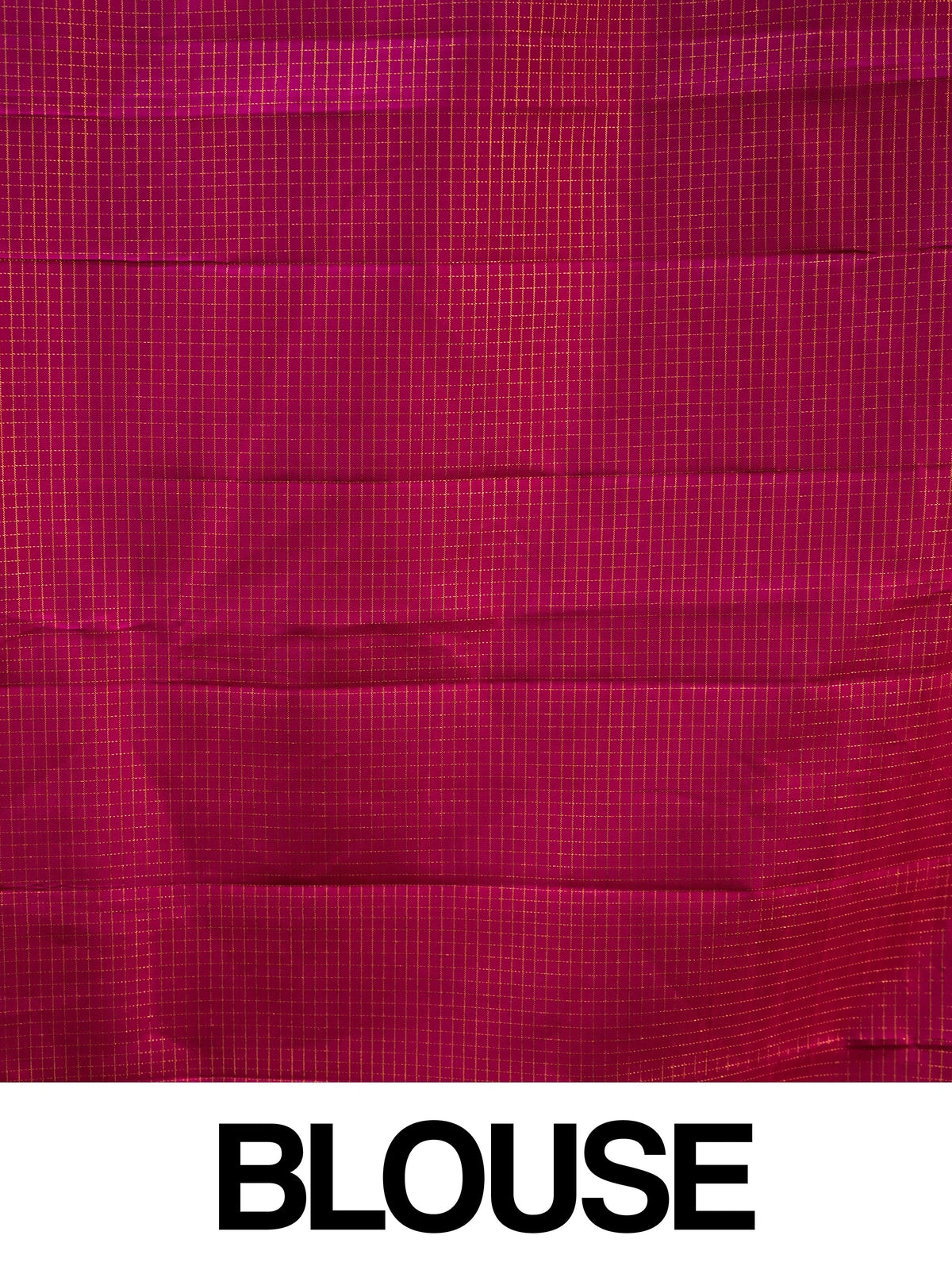 Peacock teal pure Kanchipuram silk saree with gold zari checks, woven buti motifs and contrast pink zari border