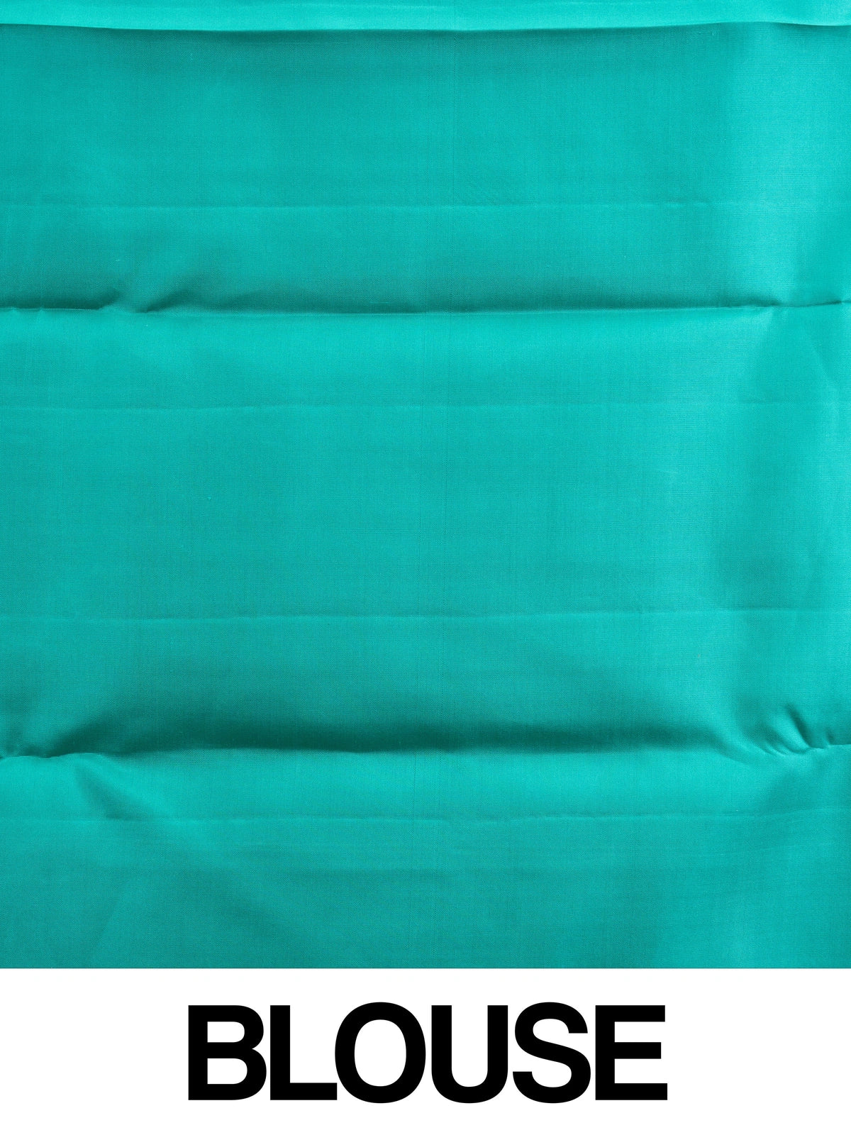 Coral orange pure Kanchipuram silk saree with teal green gold zari elephant border and matching blouse