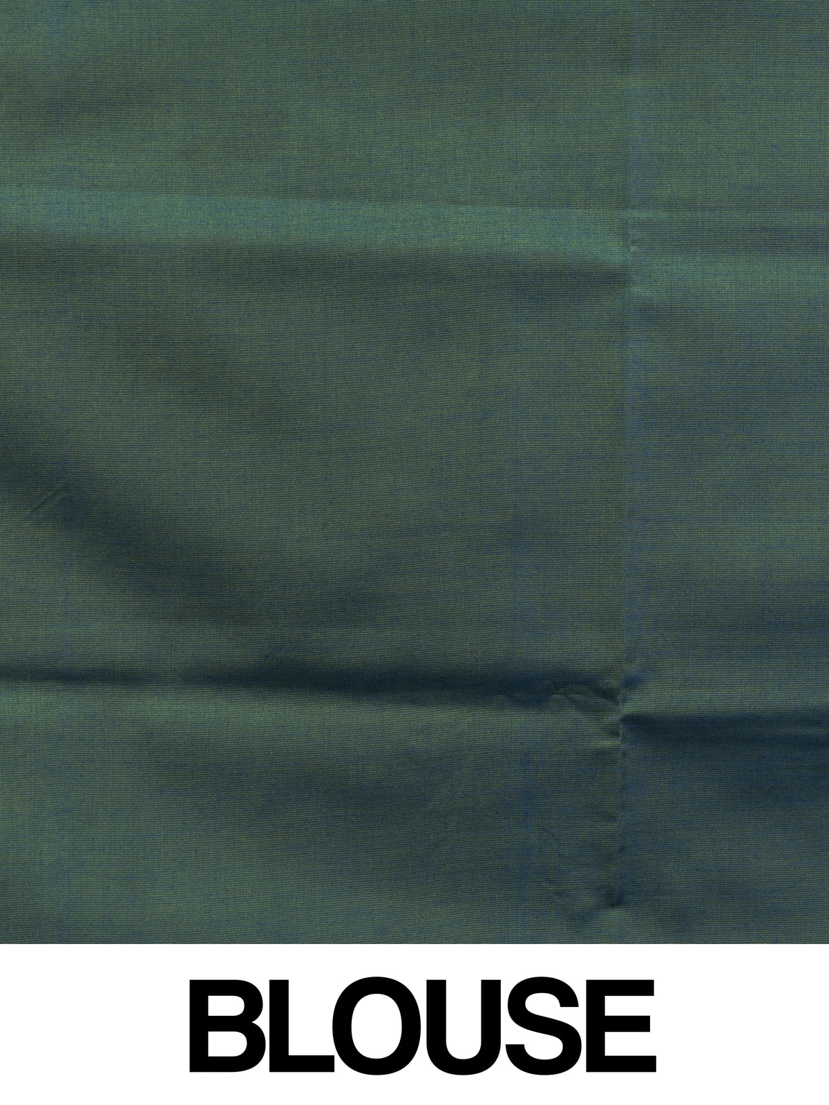 Green Kanchipuram fancy silk saree with contrast purple silver zari border and triangular zari buttas