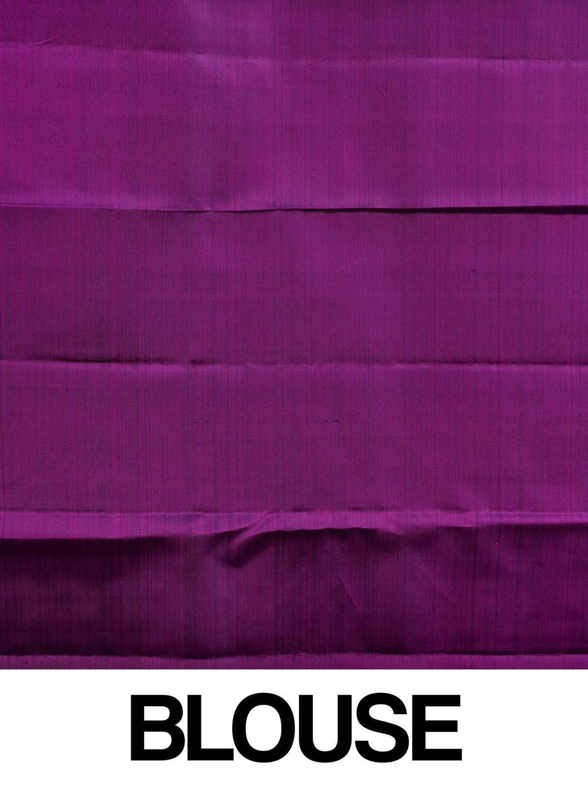 Green pure Kanchipuram silk saree with contrast magenta gold zari border and buttas