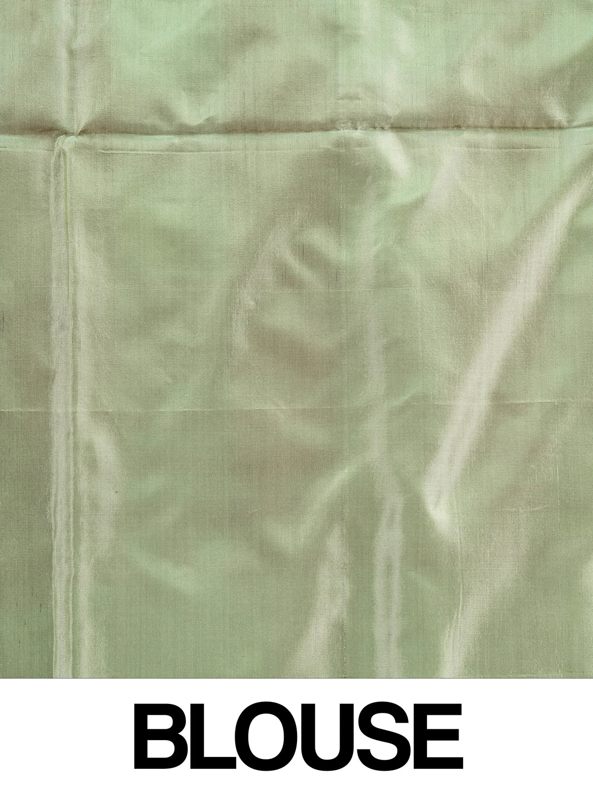 Red and green checked Banana silk saree with contrast light green paisley pallu and zari border