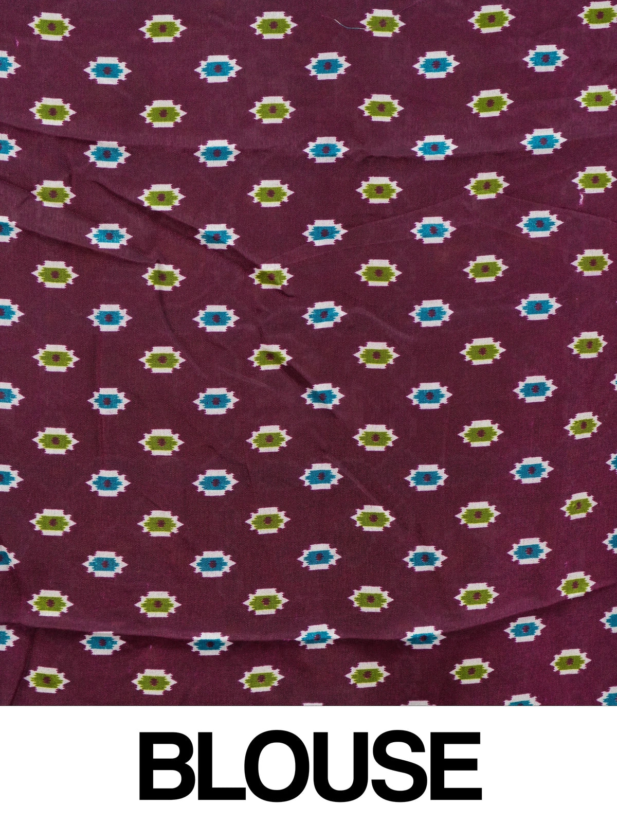 Mauve pink linen cotton saree with contrast maroon patola-print border, mirror work and multicolour ikat pallu