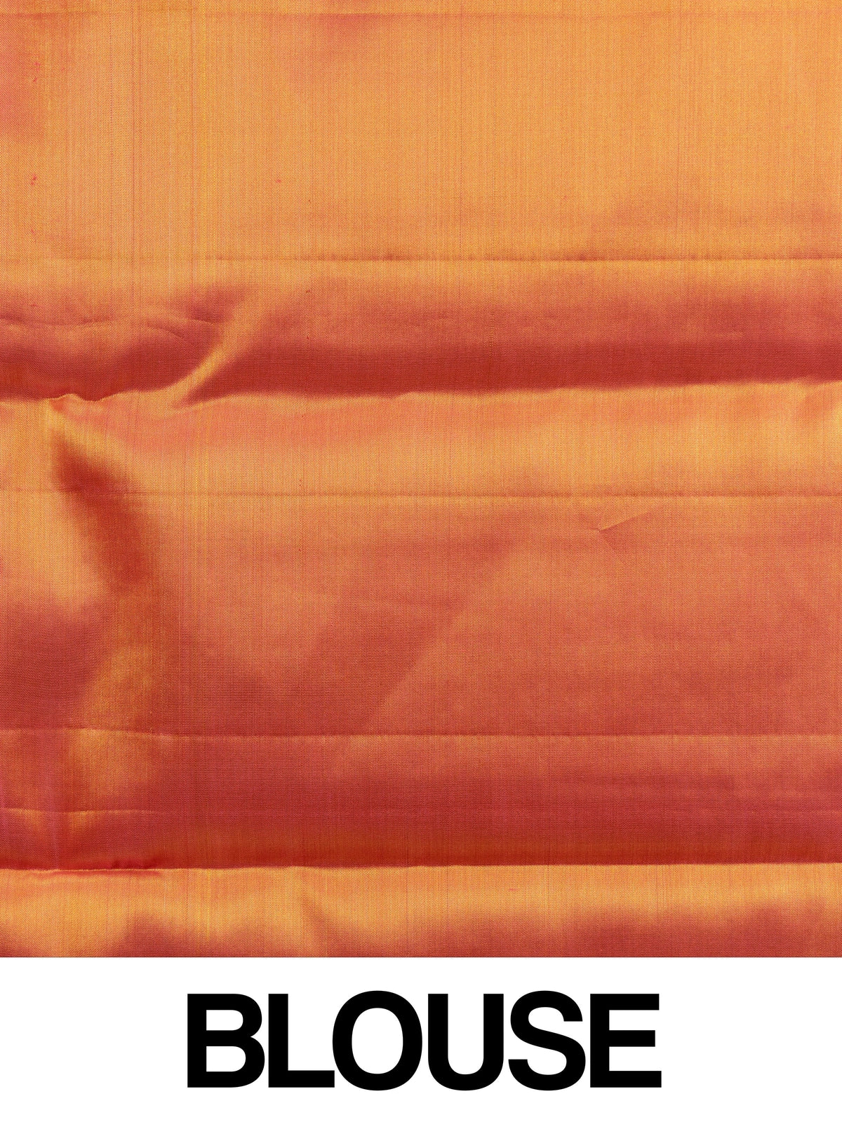 Gold pure Kanchipuram silk saree with tree-motif zari body and contrast pink elephant border