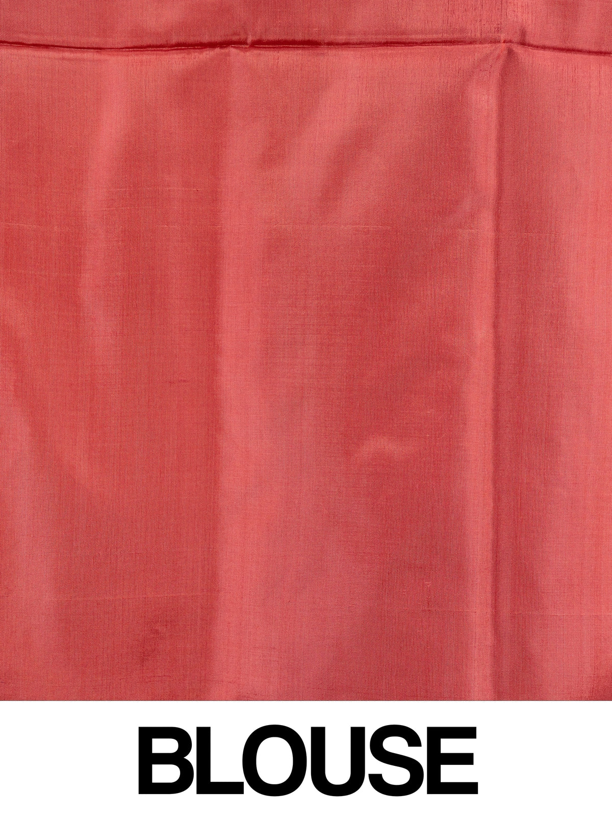 Grey-blue Banana Silk saree with blue buta motifs and a contrast red pallu with gold zari stripes
