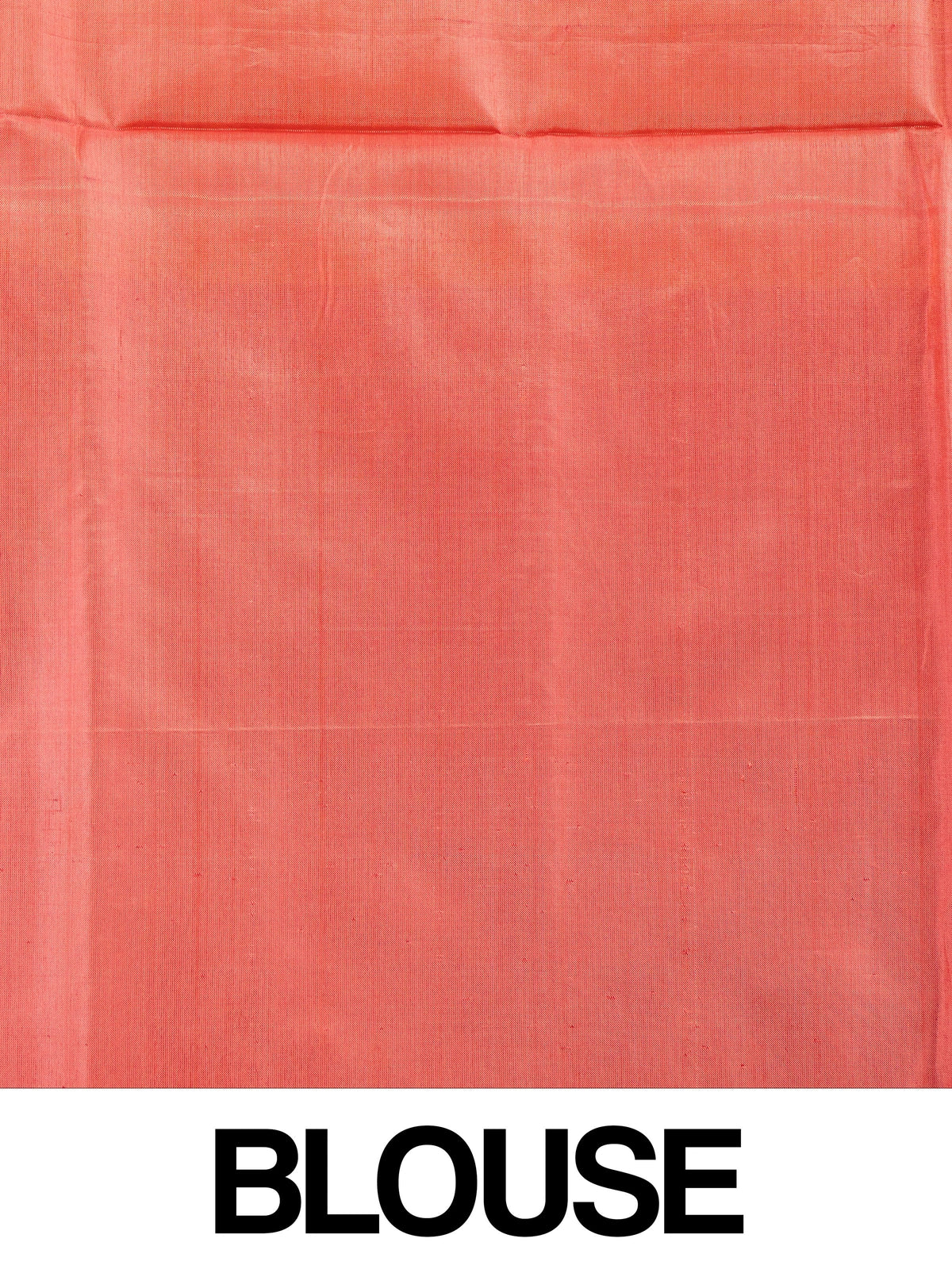 Yellow checked banana silk saree with contrast red zari pallu and coral blouse