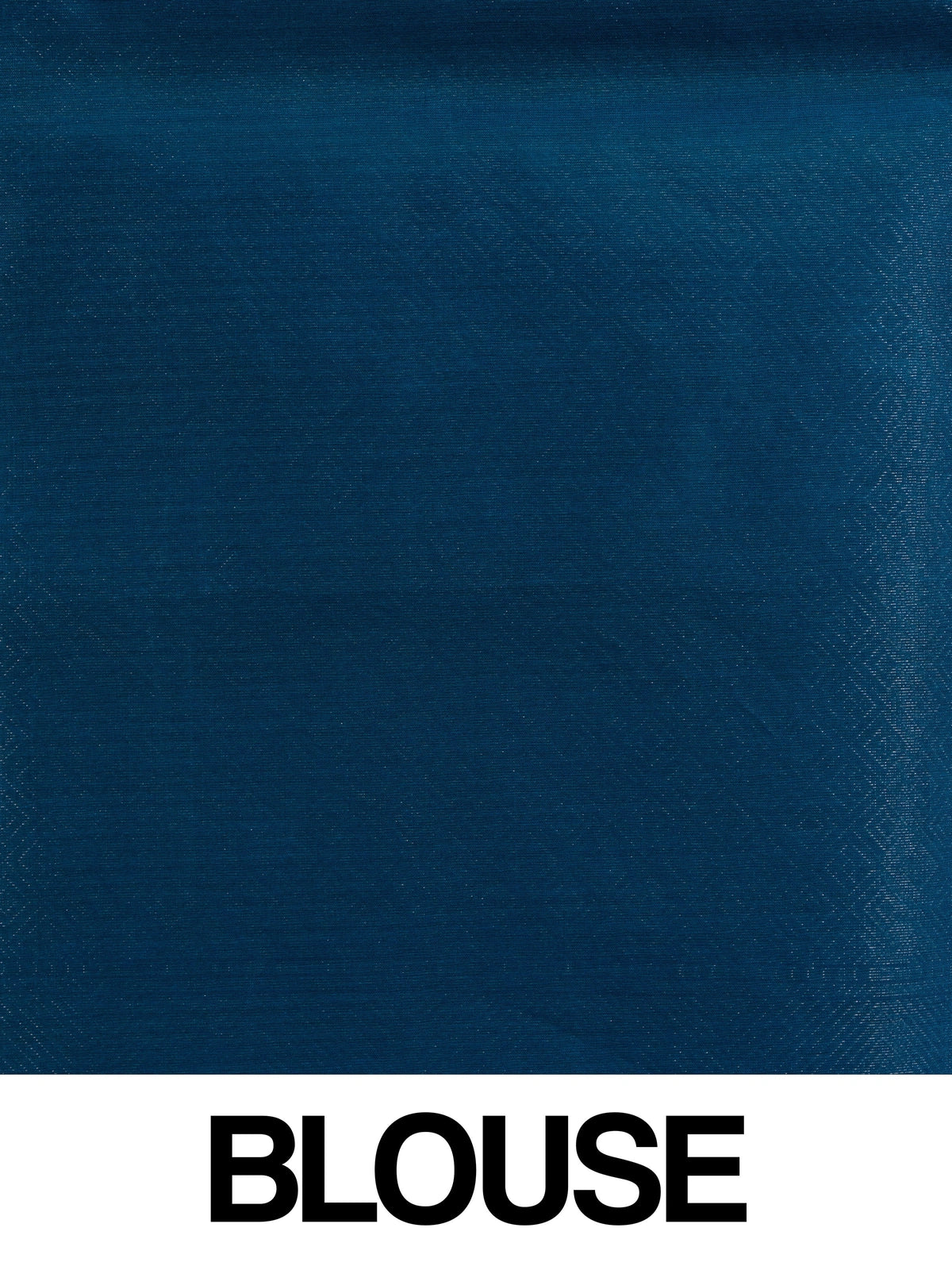 Peacock blue silk cotton saree with silver zari buttas and diamond-patterned zari border and pallu