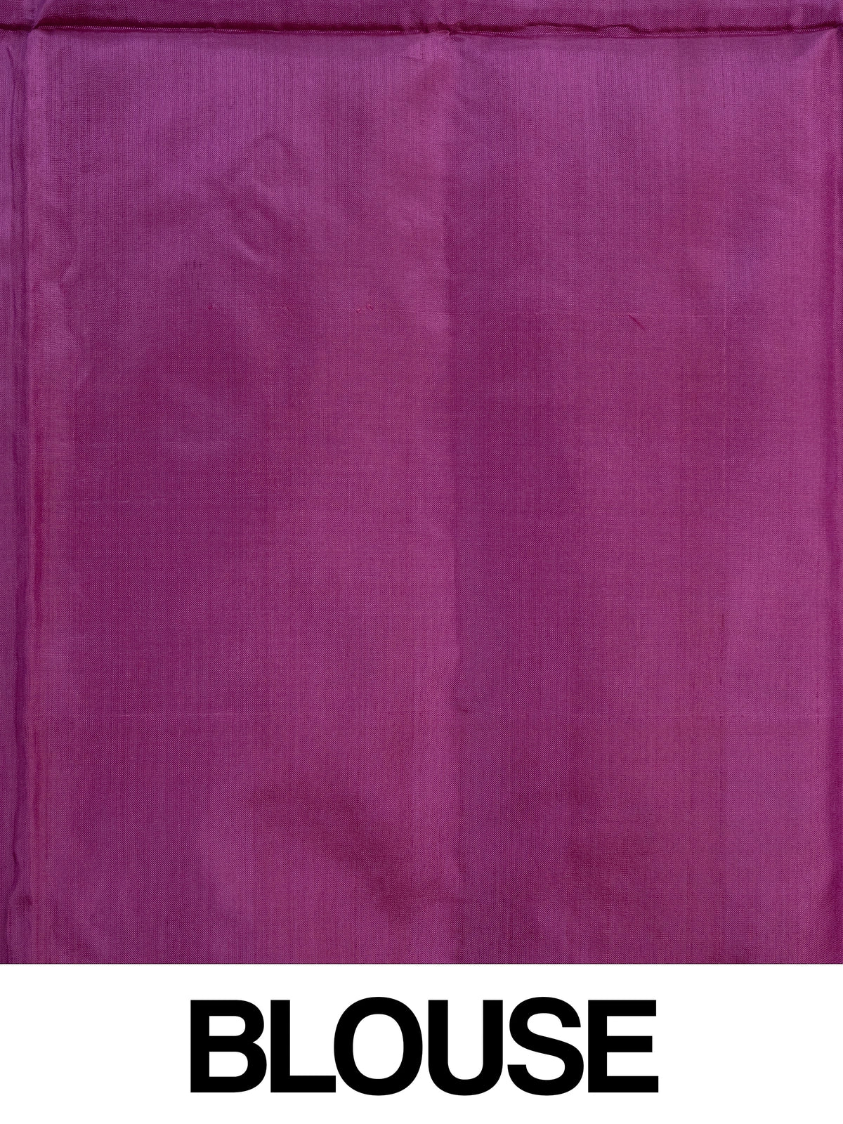 Magenta and cream checked banana silk saree with gold zari border and butta pallu