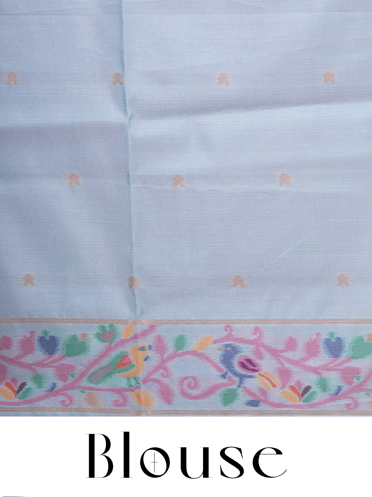 Magenta with Ice Blue Fancy Silk Saree